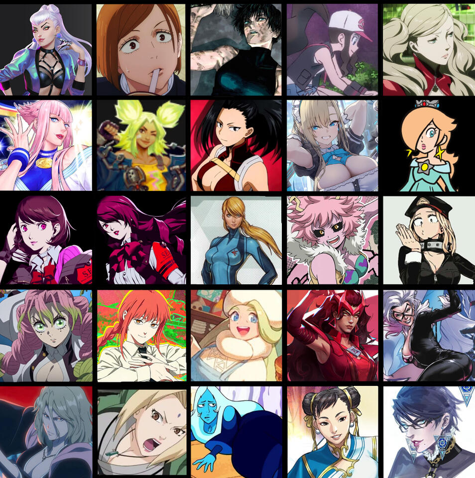 Discount 15% off if you pick any of these characters for me to draw