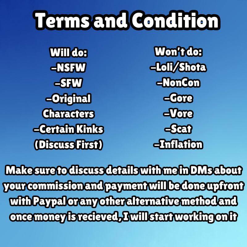 Commission Terms